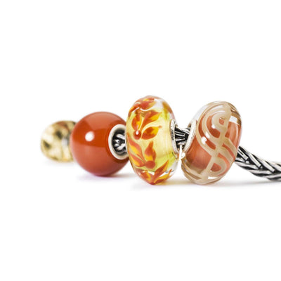 Kerek Vörös Onyx Bead - Trollbeads Ékszerek Magyarország