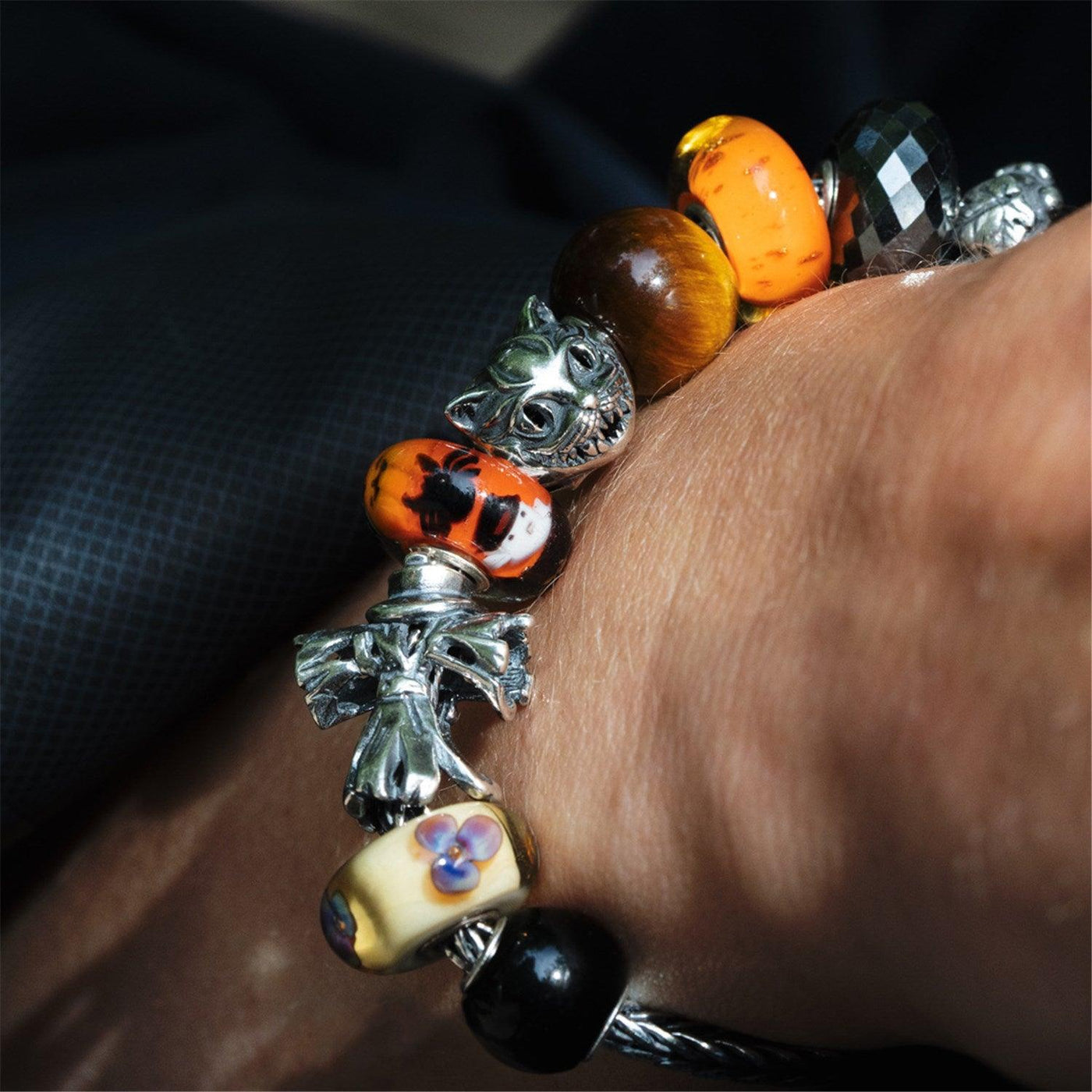 Rémisztő Macska Bead - Trollbeads Ékszerek Magyarország