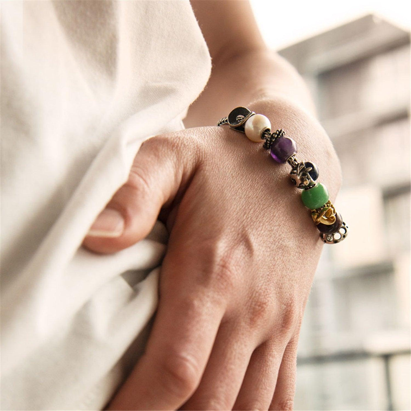 Kerek Ametiszt Bead - Trollbeads Ékszerek Magyarország