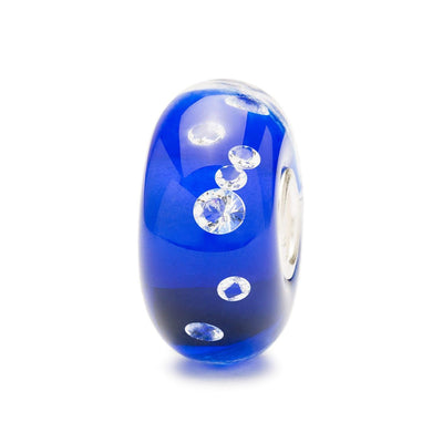 Gyémánt Bead, kék - Trollbeads Ékszerek Magyarország