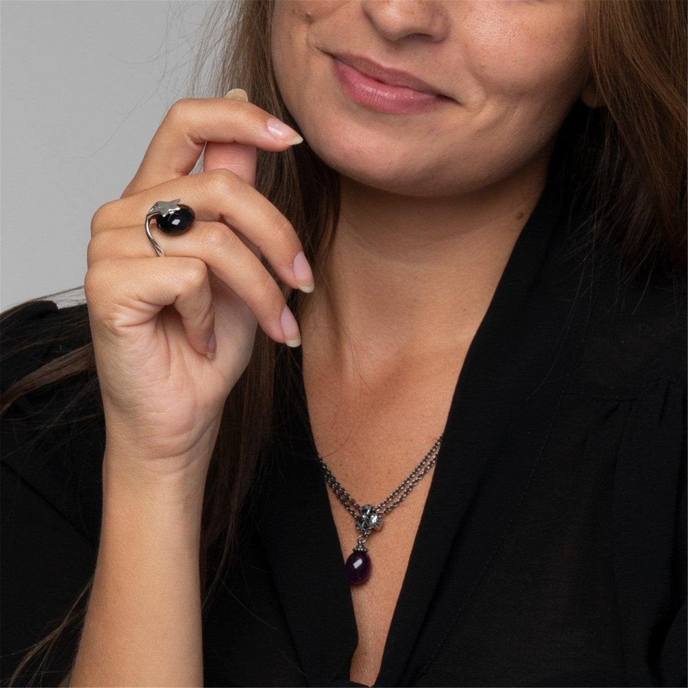 Fekete Onyx Bead - Trollbeads Ékszerek Magyarország