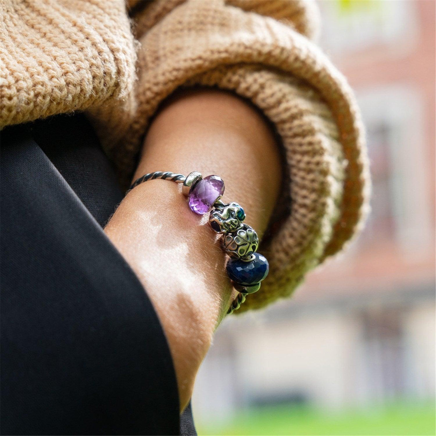 Kék Szodalit Bead - Trollbeads Ékszerek Magyarország