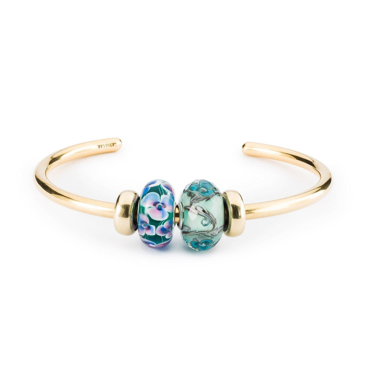 Virágzó kékség bead - Trollbeads Ékszerek Magyarország