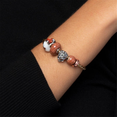 Fazettás Aranykő Bead - Trollbeads Ékszerek Magyarország