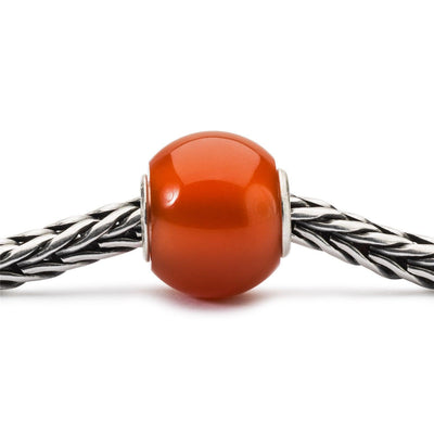 Kerek Vörös Onyx Bead - Trollbeads Ékszerek Magyarország