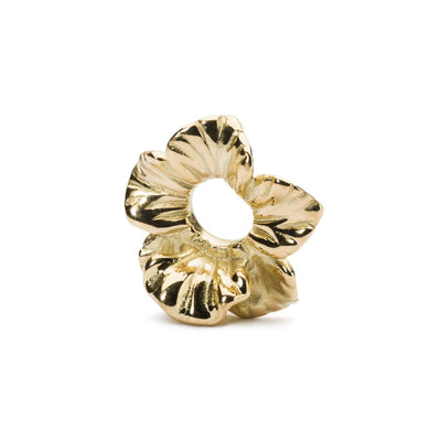 Fantasy Hibiscus, Arany Bead - Trollbeads Ékszerek Magyarország