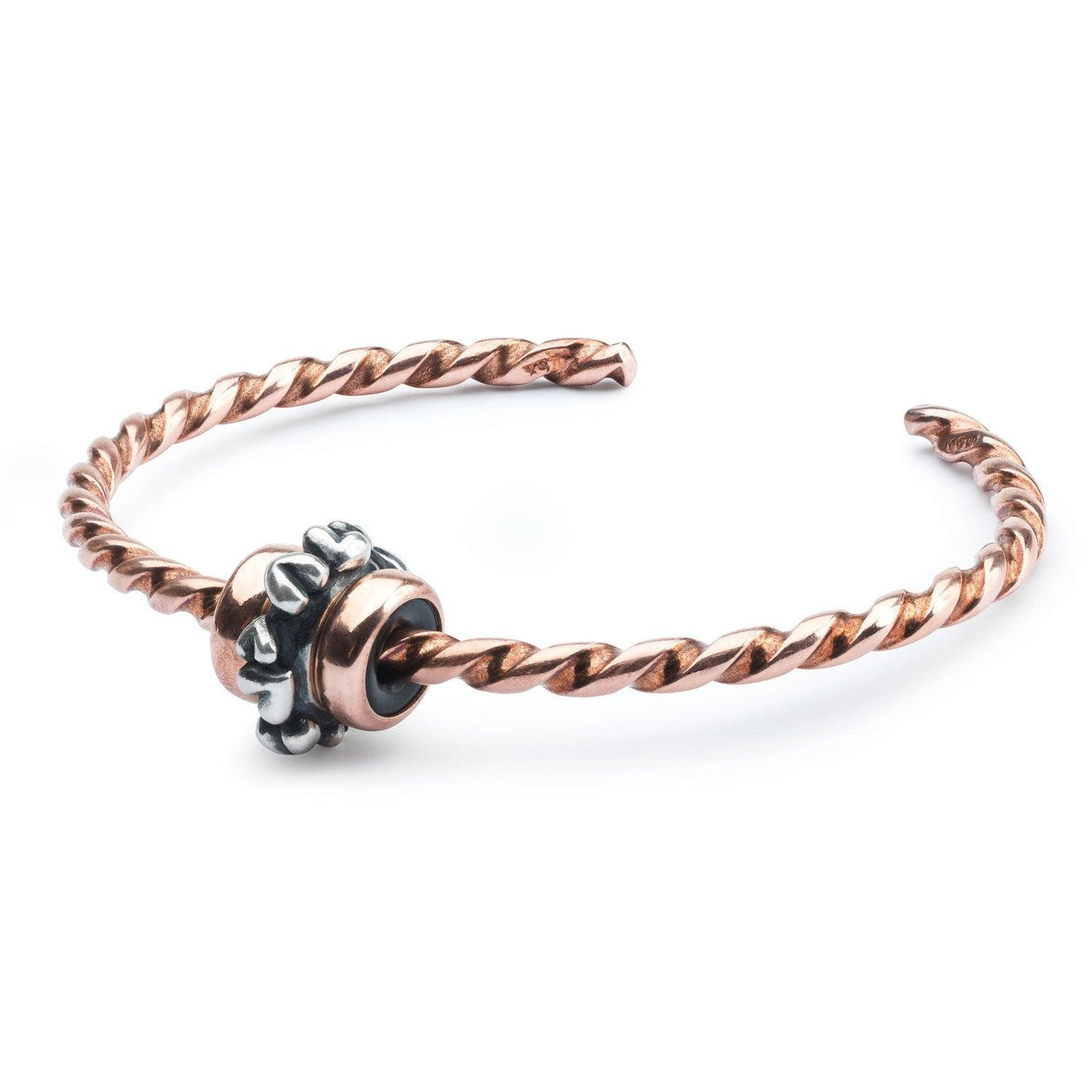 Csavart Vörösréz Karperec - Trollbeads Ékszerek Magyarország