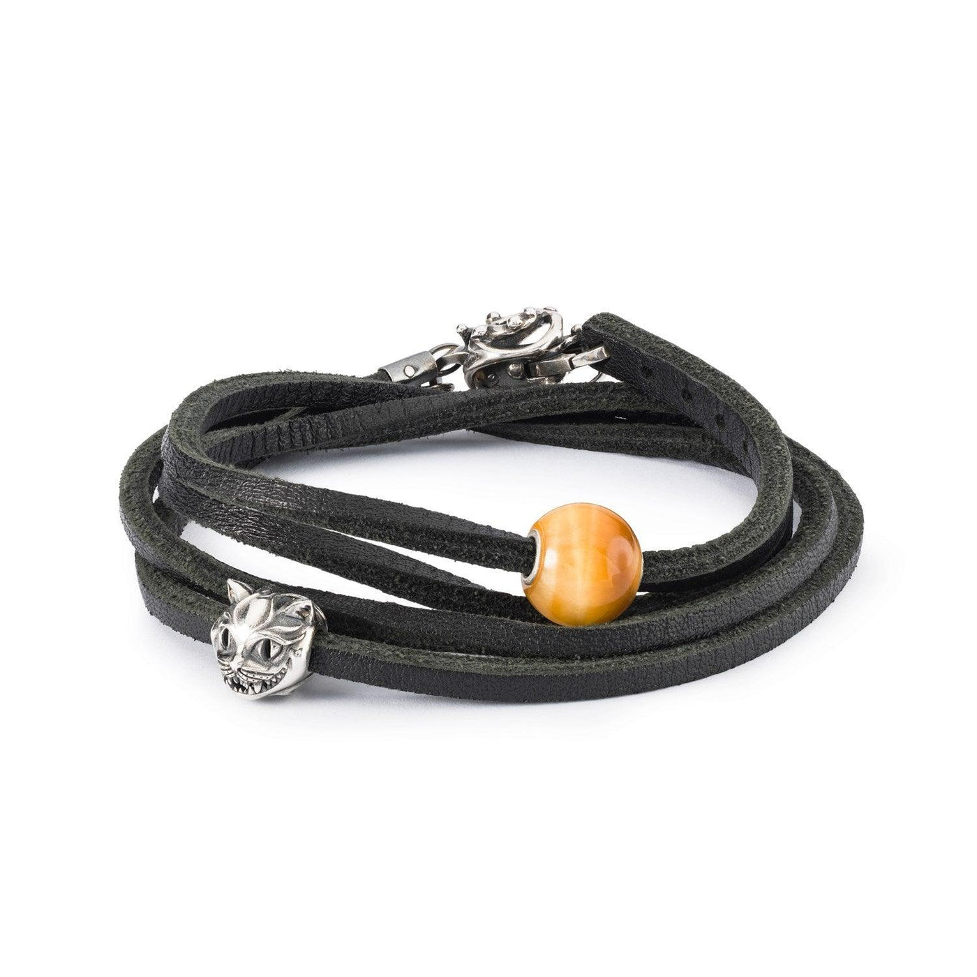 Jumbo kerek macskaszem bead - Trollbeads Ékszerek Magyarország