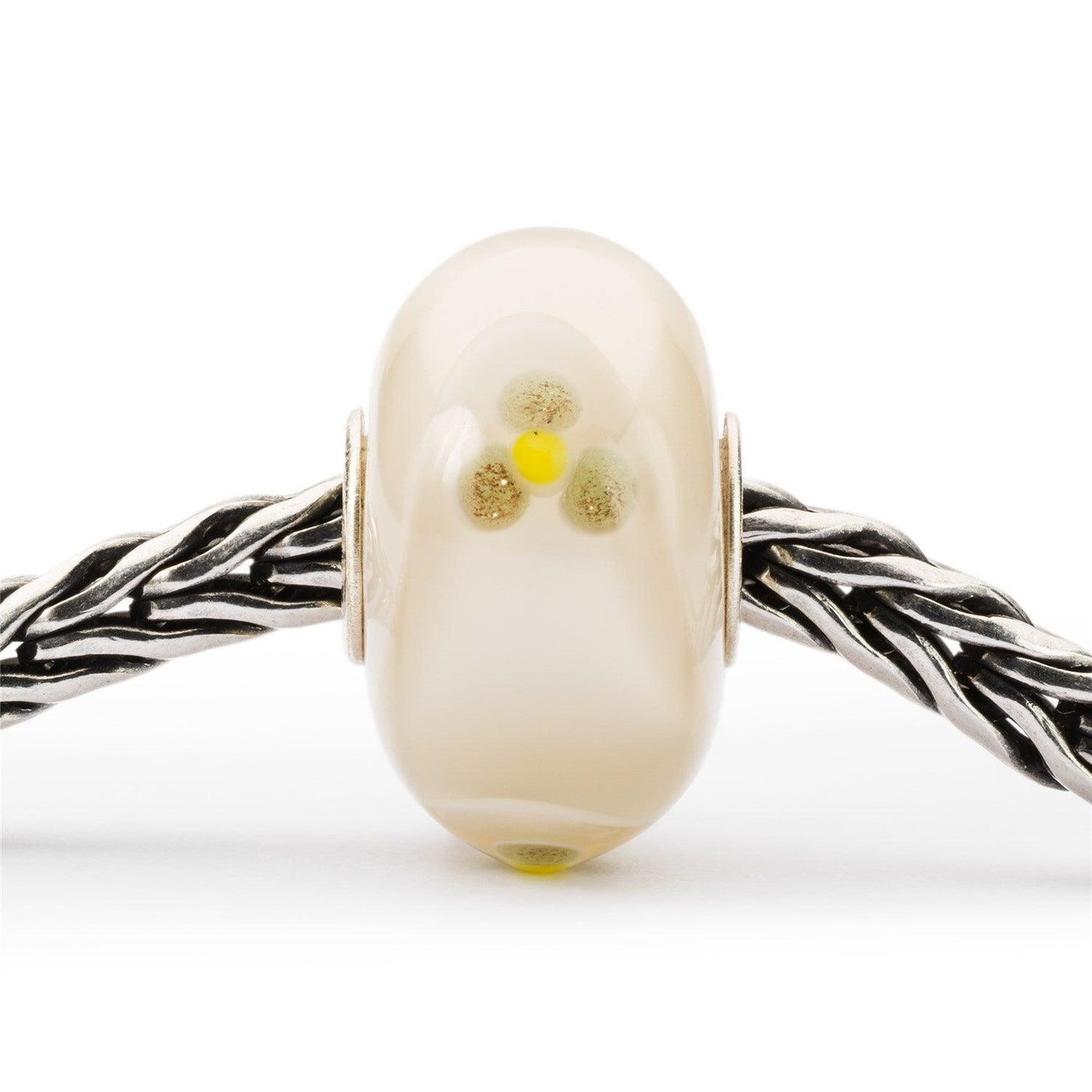 Elefántcsont Virág Armadillo Bead - Trollbeads Ékszerek Magyarország