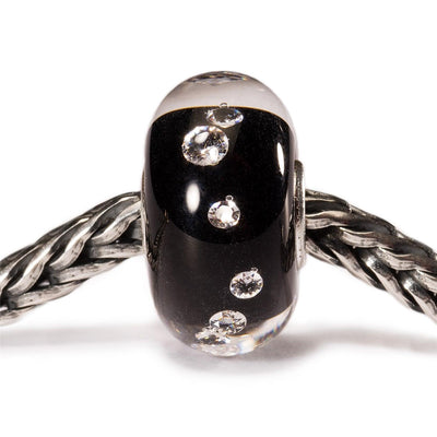 Gyémánt Bead, fekete - Trollbeads Ékszerek Magyarország