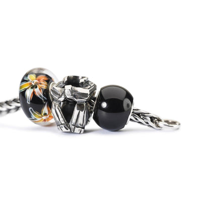 Kerek Fekete Onyx Bead - Trollbeads Ékszerek Magyarország