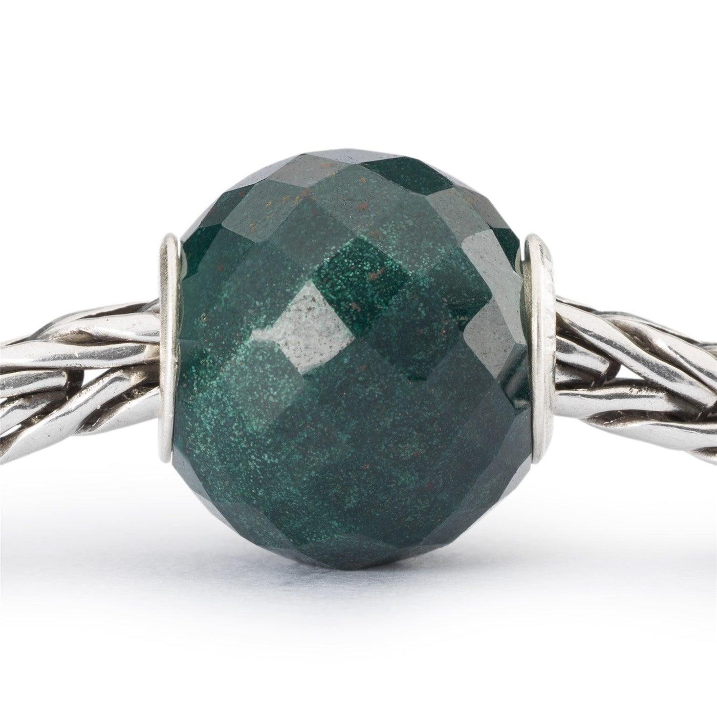 Kerek Zöld Kalcedon Bead - Trollbeads Ékszerek Magyarország