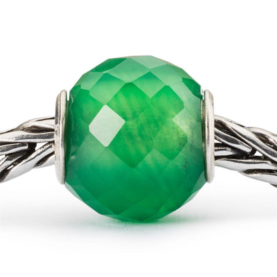 Kerek Zöld Ónix Bead - Trollbeads Ékszerek Magyarország