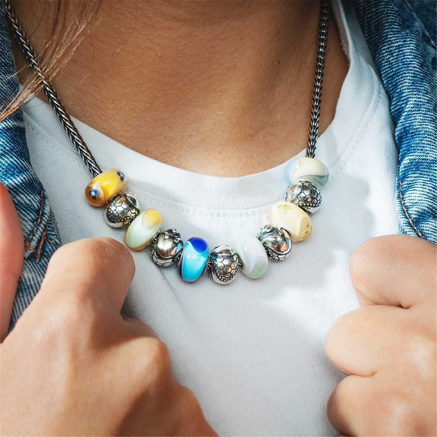 Békesség Arnyai Armadillo Bead - Trollbeads Ékszerek Magyarország