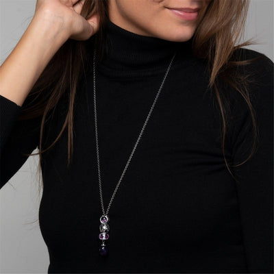Lila & Zöld Fénykoszorú Bead - Trollbeads Ékszerek Magyarország