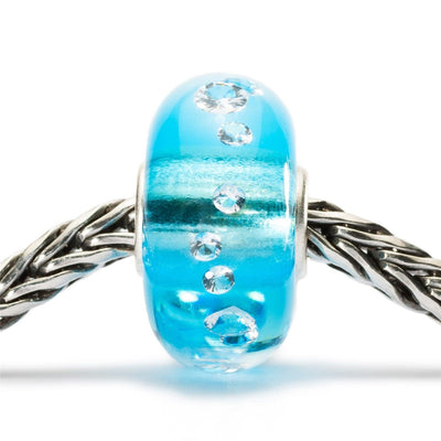 Gyémánt Bead jégkék - Trollbeads Ékszerek Magyarország