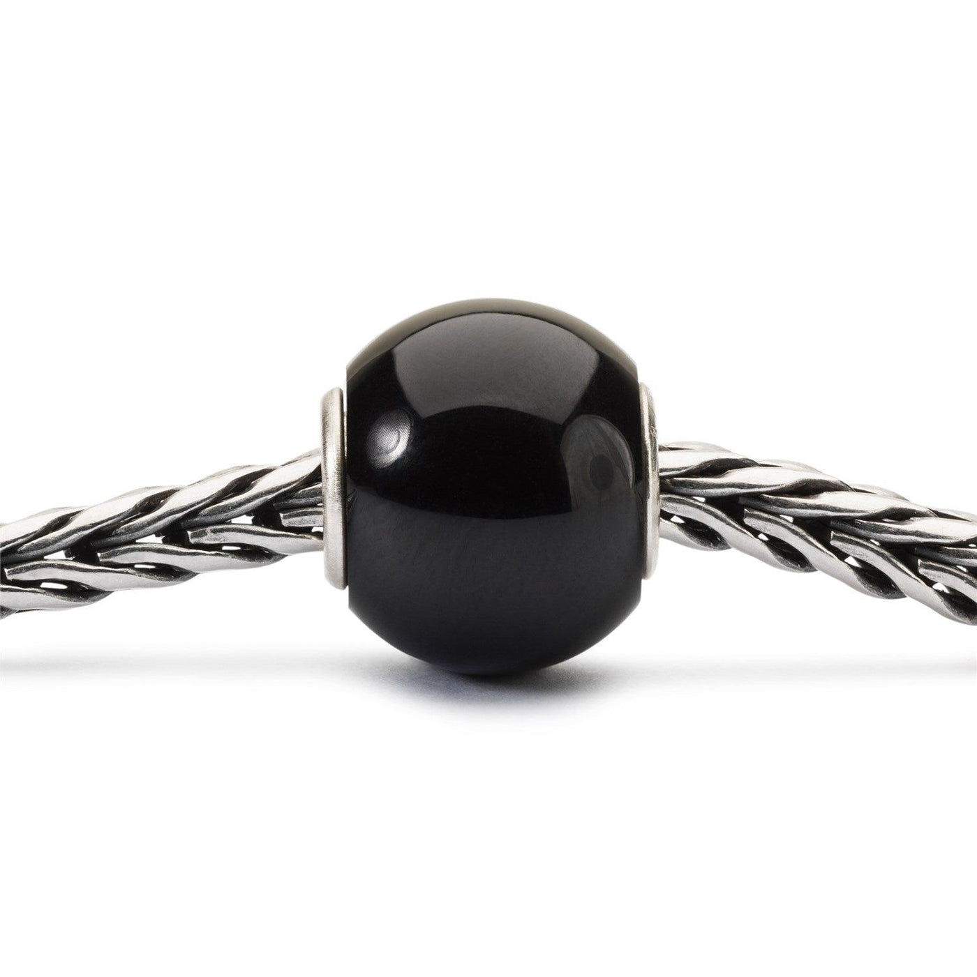 Kerek Fekete Onyx Bead - Trollbeads Ékszerek Magyarország