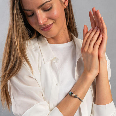 Kék Írisz Bead - Trollbeads Ékszerek Magyarország
