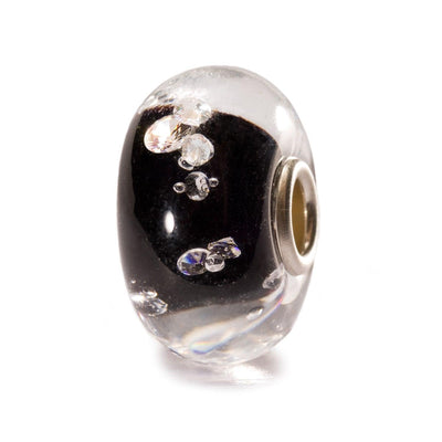 Gyémánt Bead, fekete - Trollbeads Ékszerek Magyarország