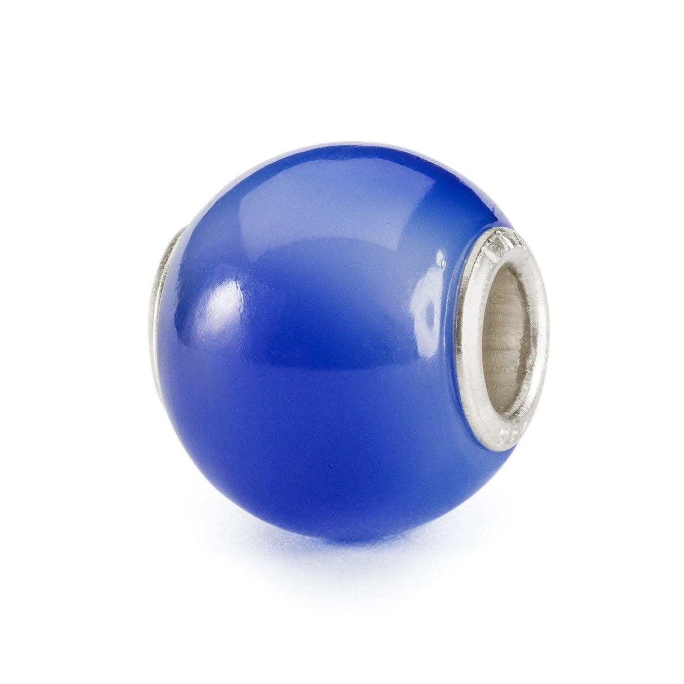 Kerek Kék Achát Bead - Trollbeads Ékszerek Magyarország