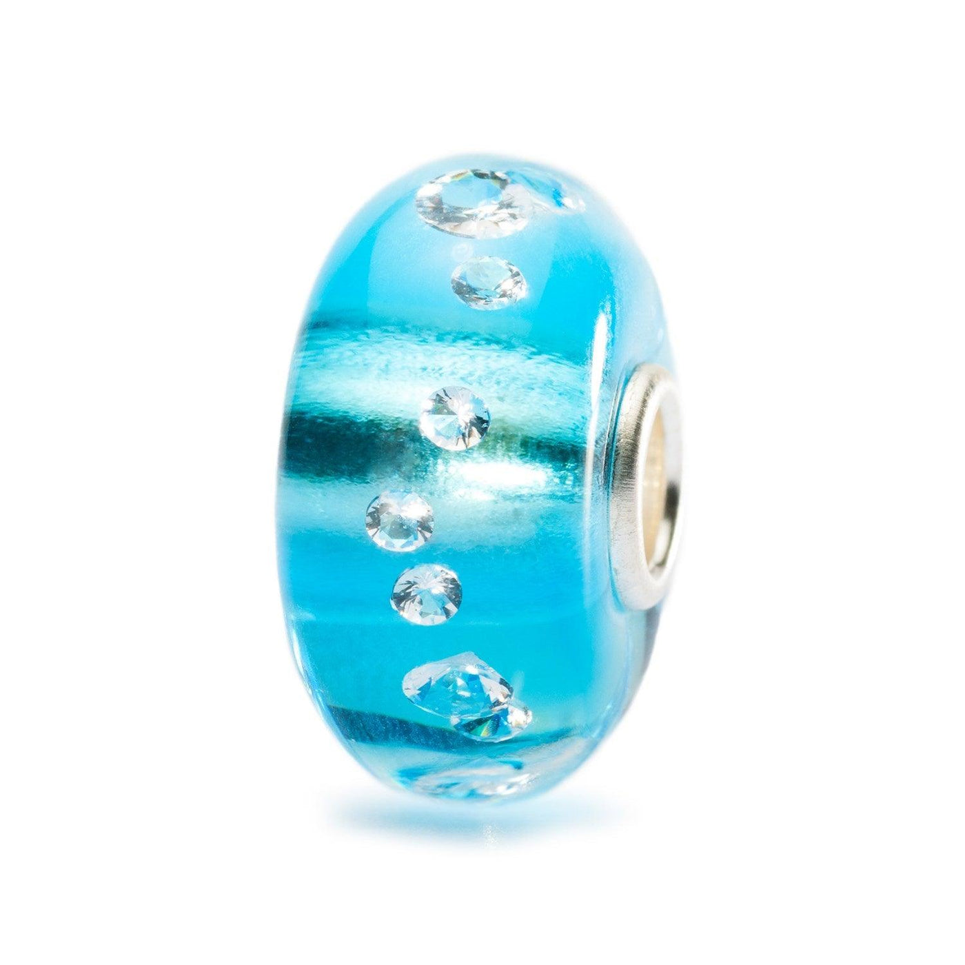 Gyémánt Bead jégkék - Trollbeads Ékszerek Magyarország