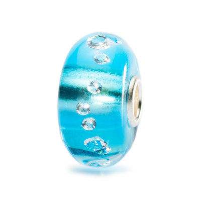 Gyémánt Bead jégkék - Trollbeads Ékszerek Magyarország