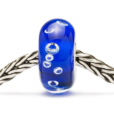 Gyémánt Bead, kék - Trollbeads Ékszerek Magyarország