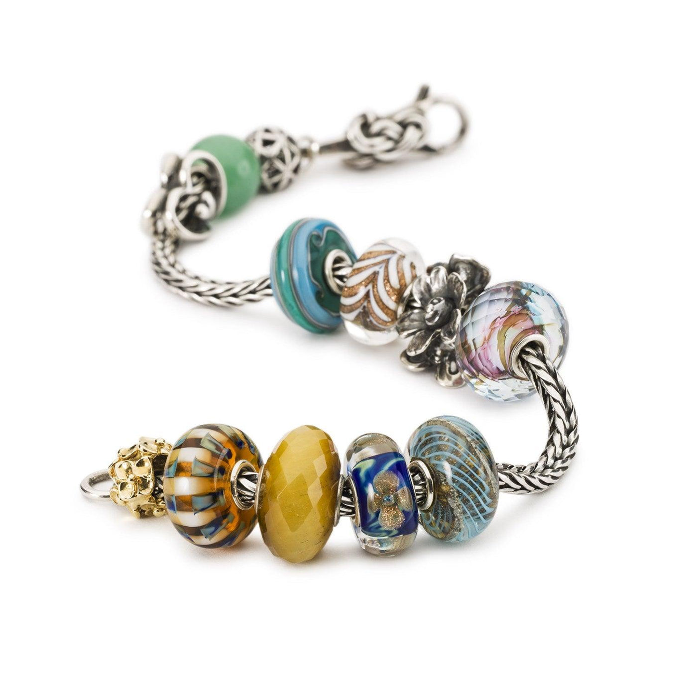 Arany Szökőkút Bead - Trollbeads Ékszerek Magyarország